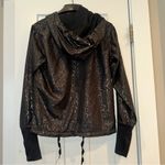 Zyia Active black leopard print bomber jacket windbreaker XS Photo 2