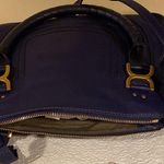 Chloé Chloe Marcie Medium Double Carry Satchel Bag Storm Blue Calfskin Photo 5