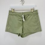 J.Crew Belted 3" Short Cotton Linen High Rise Classic Pale Green US 6 NWT Photo 4