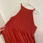 Torrid NEW NWT  3 Plus Size Super Soft Smocked High Neck Babydoll Top Orange Tank Photo 13