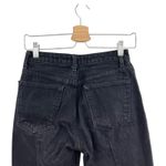 Reformation Skinny French Jeans Button Fly Thames Wash Black Denim Size 25 Photo 8