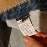 SheIn Mod Size 29 Distressed Jean Shorts Painted Floral Flower Cotton Zipper Photo 3