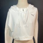 Puma Women's White Hoodie Top Photo 0