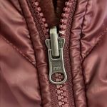 Nicole Miller Original Reversible Vest Womens Small Wine Red Faux Fur Quilted Photo 12