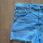Madewell Shorts Blue High Rise Denim Jeans Cut Offs Frayed Hem Relaxed Fit 33 Photo 10
