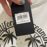 Brave Soul London California Dreamin Graphic T Shirt Dress White Women’s Small Photo 5