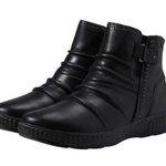 CLARKS Caroline Orchid Boots Size US Womens 11 M / Eur 42.5 New in Box MSRP $110 Black Photo 0