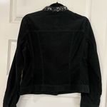 Harold's Black Corduroy Jean Jacket with Embellished Collar Sz M Size M Photo 5