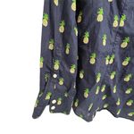 J.Crew Women's Button-Up Shirt S Pineapple Print Long Sleeve Casual Photo 6