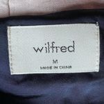 Aritzia Wilfred Only Ruched Slip Satin Midi/Mini Dress Navy Blue Medium Photo 12