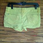 TRUCE Lemon Lime Short Jean Shorts 9 Yellow Size undefined Photo 3
