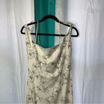 Current Air Anthropologie  floral cream sheath‎ dress cold shoulder size medium Photo 1