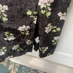 Anthropologie  Hutch‎ black velvet floral midi dress small spring wedding guest Photo 8