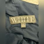 Vera Wang  WHITE label midnight blue maxi gown formal bridesmaid dress size 12 Photo 10