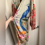 Aratta Silent Journey Peacock Kimono Large Photo 8