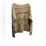 Club Monaco Women's Drop Shoulder Cable Knit Sweater Brown Size L Pullover‎ Casual Photo 10
