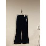 Rollas Pants Womens 26 Black Eastcoast Flare Velvet High Rise Corduroy Photo 4