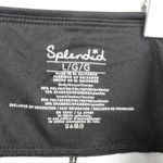 Splendid Black Pink Watercolor Floral High Waist Active Leggings Photo 7