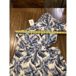 Cami NYC  Pandora one shoulder puff sleeve cut out linen mini Dress blue multi 8 Photo 8