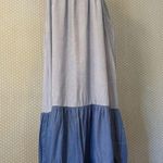 idem Ditto NWOT Tie back Tiered Ruffled Maxi Sundress in blue size M Photo 0