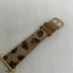 Stella & Dot  women gold tone watch quartz analog 20mm mop dial leather running Photo 3