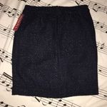 Merona 🎁 Tweed Xavier Navy Pencil Skirt Photo 2