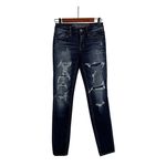 American Eagle  Distressed Denim Blue Skinny Jegging Jeans Size Women's 00 Photo 1