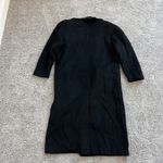 Vintage 80s Jonathan Michael Black Wool Coat Paisley Collar Made in USA L/XL Size L Photo 7