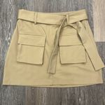 On Twelfth  Tan Skirt with front pockets Photo 0