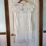 ODCOCD White Lace Dress Cocktail‎ Party Guest XL Soft lace dress Photo 1