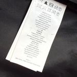 Michael Kors Black Leather Moto Jacket Womens Size M Asymmetrical Zip Photo 8