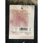 Jessica Simpson Beanie Hat Womens OS Black Knit Speckled Faux Fur Pom Pom NEW Photo 7