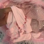 Lulus Popular Invite Pink Sequin Mesh Feather Mini Dress, XS 2209336 Photo 6