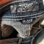 Silver Jeans  Blake Denim Mini Skirt Size 29 Slit Back Western Y2K Photo 6