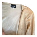 Onyx Nite by Wendye Chaitin gold shimmer open cardigan womens size 10​​ Gray Size M Photo 7