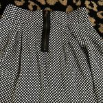 Banana Lemon Black & White Polkadot Mini Skater Skirt Sz. S Photo 4