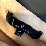 Lulus nwt  one shoulder maxi bridesmaid formal angelic way blush dress medium Photo 4