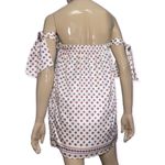 Tularosa  Women’s Size S Perry Ivory Paisley Print Shift Strapless Mini Dress Photo 7