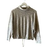 Lush Clothing LUSH DRAWISTRING TNECK TOP
CREAM BLUE Cropped Long Sleeves Soft Womens S Photo 0