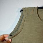 Michael Stars  the original tee Olive Sleeveless Top SZ:S Photo 2