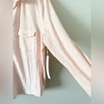 Caslon NWT  Nordstrom Roll Tab Knit Button Down in Peach - Size XXL Photo 3