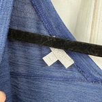 Talbots Women’s XL Blue Vneck Wide Leg Jumpsuit with Belt Photo 2