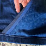 Lululemon  Razorback Mesh v neck sports bra blue athletic yoga Pilates Pattern 10 Photo 1