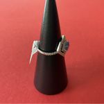 Bomb Party RBP5499 “Unspoken Dreams” LC Crystal on Rhodium Size 8 Ring NWT Blue Photo 1