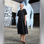 Wyatt Wylde Seersucker Arden Dress Black Size M Size M Photo 6