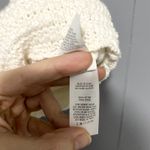 Aerie  White Knit Chunky Boho Summer Beach Cropped Tank Top L Photo 2