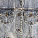 Eddie Bauer  button down denim vest with cutoff sleeves size small Photo 6