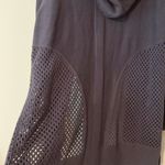 Vera Wang Women’s Simply  hooded open front cardigan sweater duster large purple Photo 4