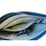 Dooney & Bourke  Slim Zip Top Shoulder Bag Lightweight Vintage Dark‎ Blue Photo 11