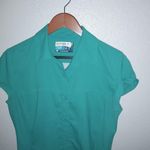 Magellan outdoors Magellan Fish Gear Semi-Fitted M Vented Turquoise Top Photo 2